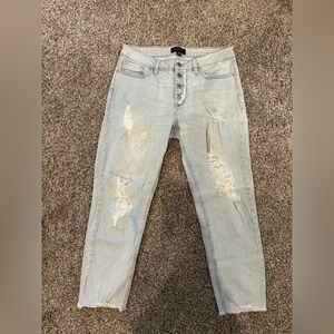 Just USA ankle distressed jeans